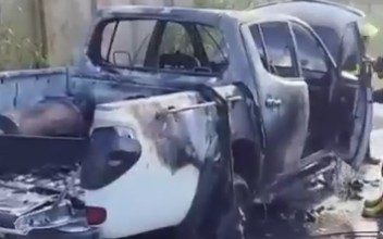 Yevlaxda maşında qaz balonu partladı -2 nəfər yaralandı (VİDEO)